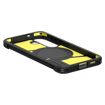 MagSafe hoesje voor Samsung Galaxy S25+ S936, Spigen, Tough Armor, Groen ACS08989