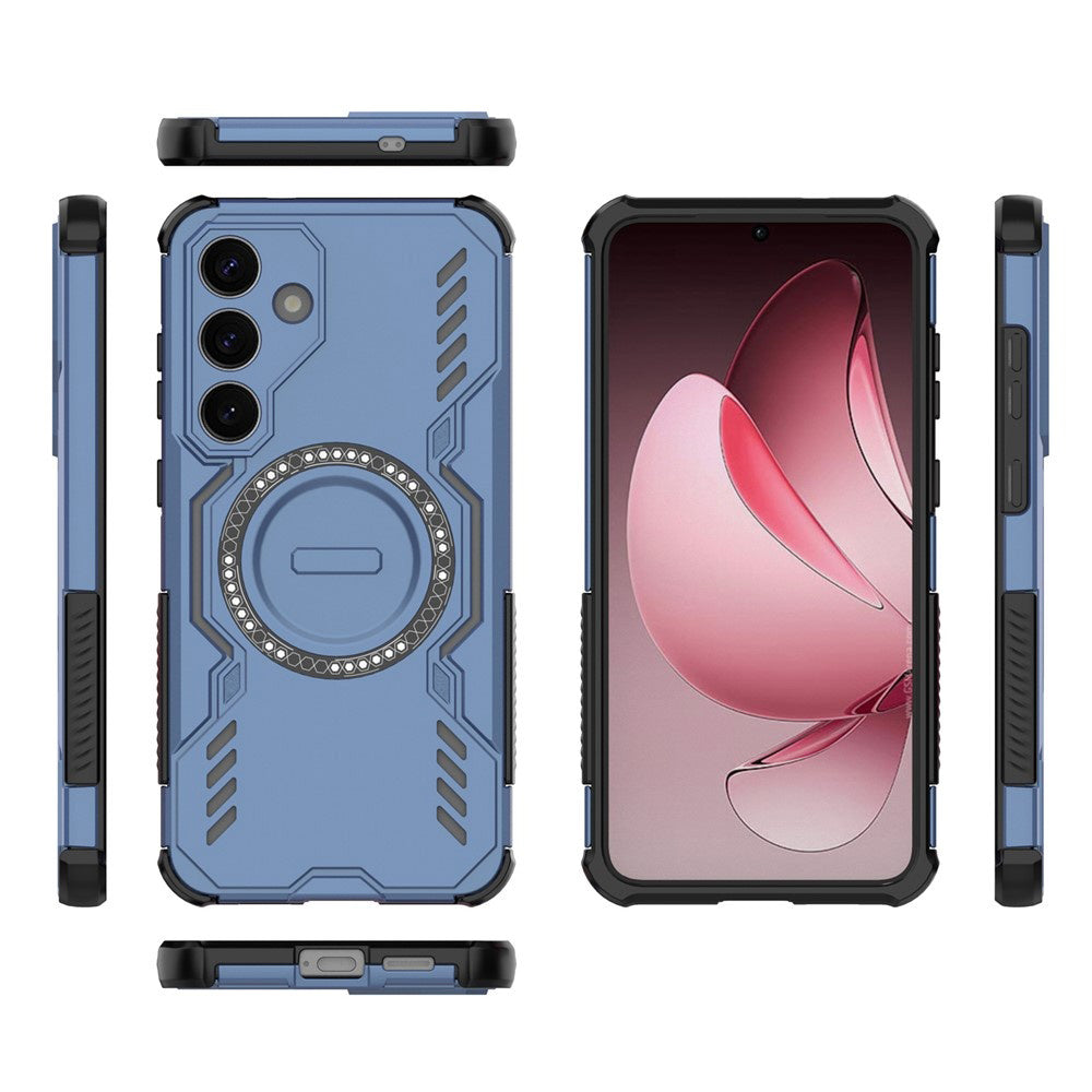 MagSafe Case for Samsung Galaxy S25+ S936, Techsuit, ArmorMag, Blue