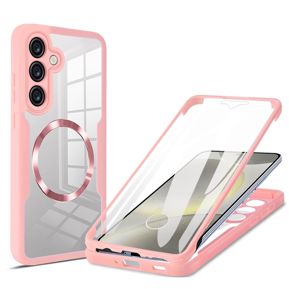 MagSafe-hoes voor Samsung Galaxy S25+ S936, Techsuit, ColorVerse 360, Roze