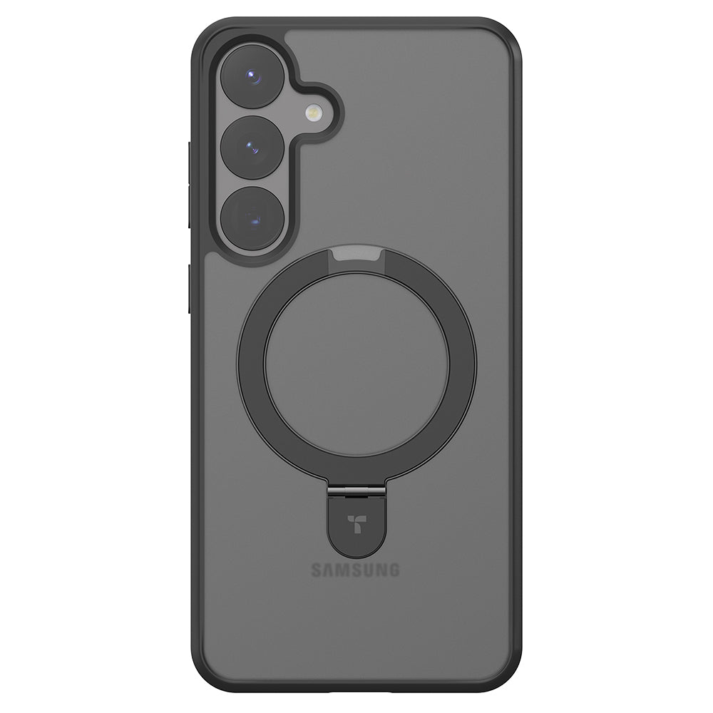 MagSafe hoes voor Samsung Galaxy S25+ S936, Torras, Ostand, Zwart