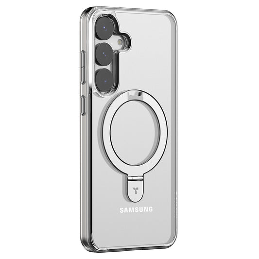 MagSafe hoesje voor Samsung Galaxy S25+ S936, Torras, Ostand, Transparant