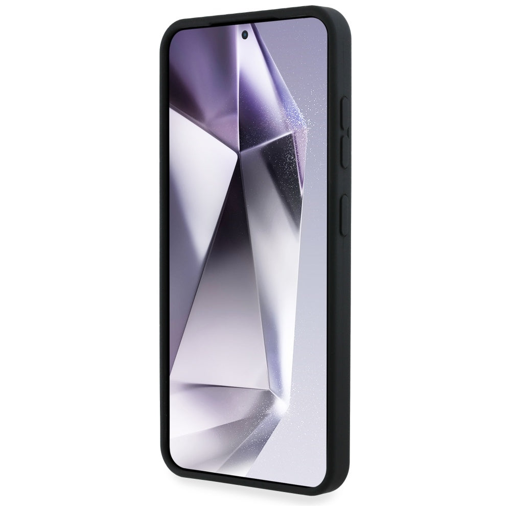 MagSafe hoesje voor Samsung Galaxy S25 S931, Karl Lagerfeld, Silicone Double Heads, Zwart