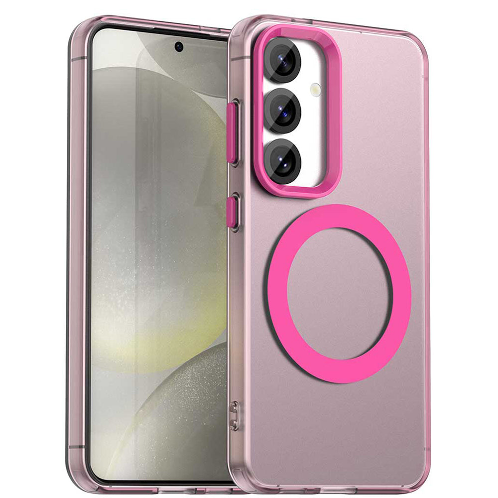MagSafe-hoes voor Samsung Galaxy S25 S931 / S24 S921, Techsuit, CandyCase, Roze