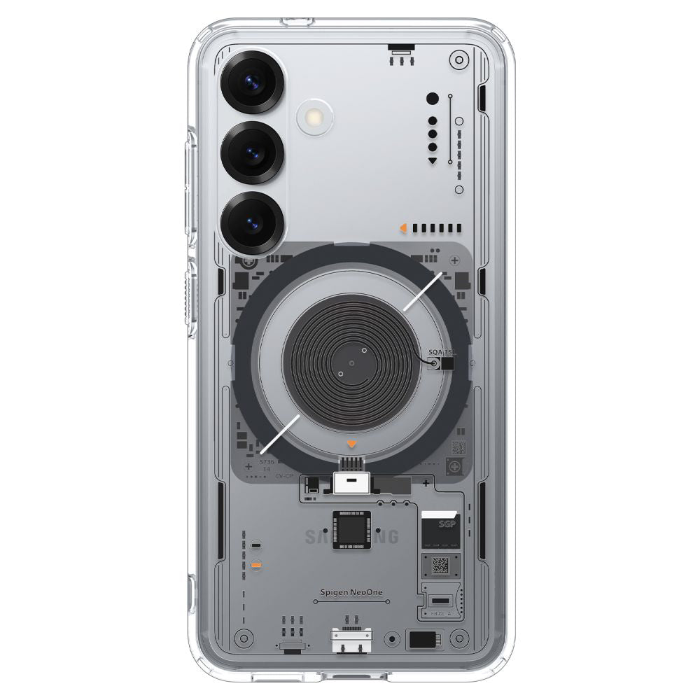 MagSafe Case for Samsung Galaxy S25 S931, Spigen, Ultra Hybrid Neo One, Transparent ACS09470