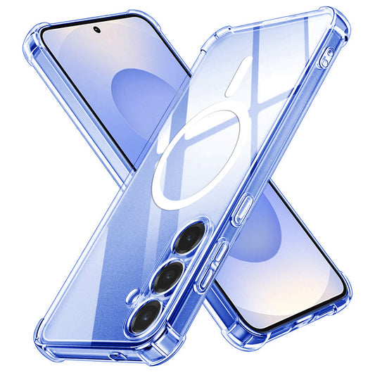 MagSafe-hoesje voor Samsung Galaxy S25 S931, Techsuit, Schokbestendig, Transparant