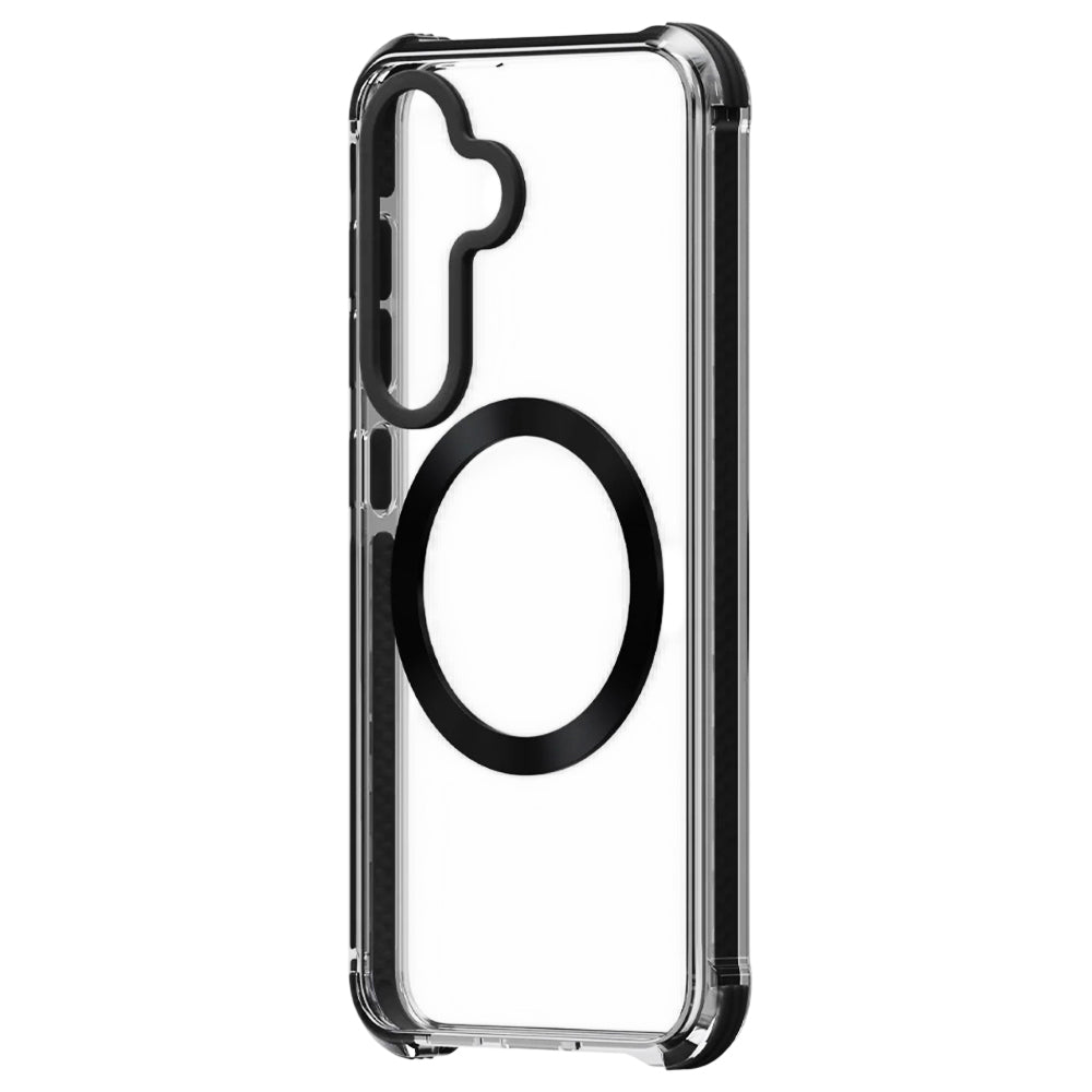 MagSafe hoes voor Samsung Galaxy S25 S931, UNIQ, Combat MagClick, Zwart