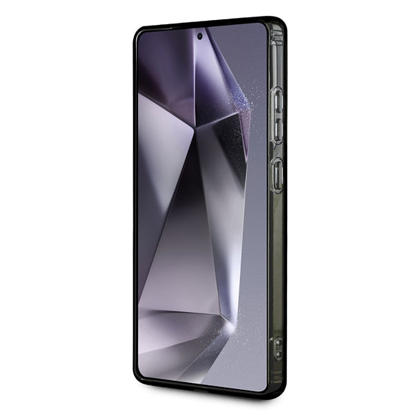 MagSafe hoesje voor Samsung Galaxy S25 Ultra S938, Karl Lagerfeld, IML Monogram Karl & Choupette's Heads, Zwart