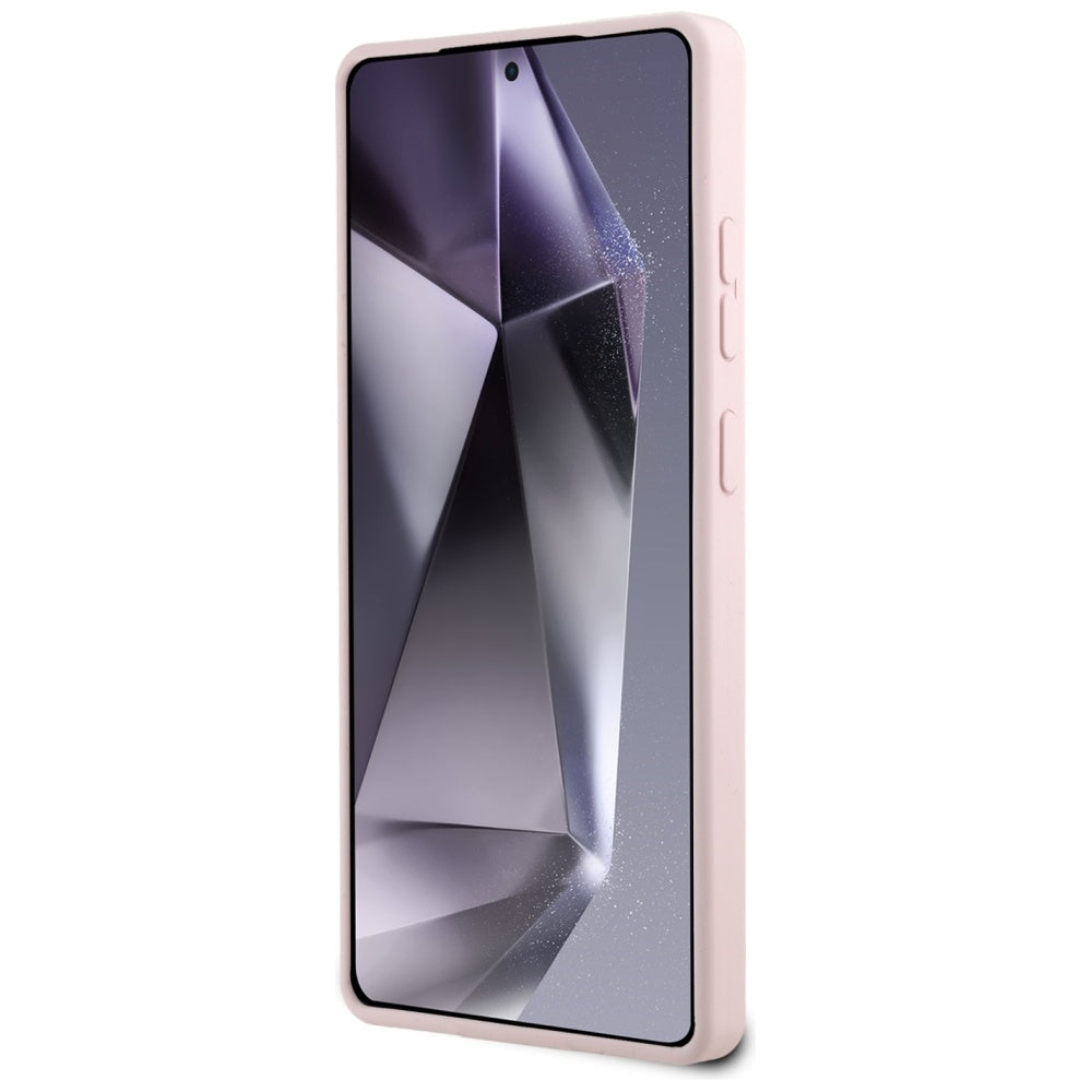 MagSafe hoesje voor Samsung Galaxy S25 Ultra S938, Karl Lagerfeld, Silicone Double Heads, Roze