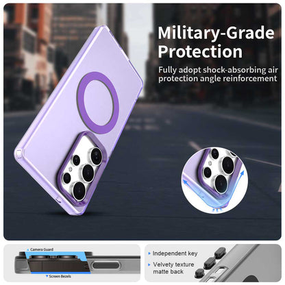 MagSafe-hoes voor Samsung Galaxy S25 Ultra S938, Techsuit, CandyCase, Paars