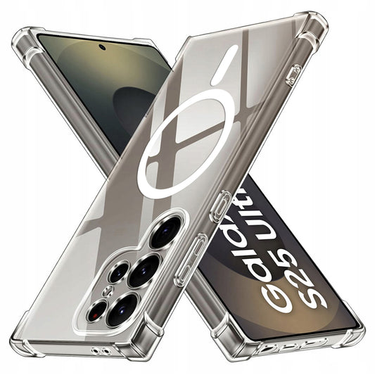MagSafe-hoesje voor Samsung Galaxy S25 Ultra S938, Techsuit, Schokbestendig, Transparant