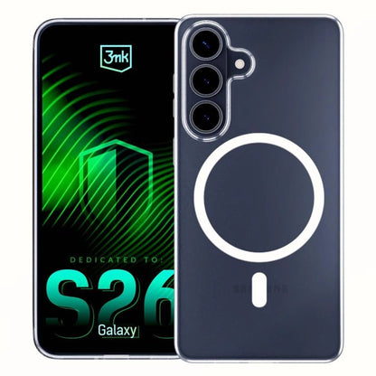 MagSafe hoesje voor Samsung Galaxy S26, 3MK, Clear MagCase, Transparant