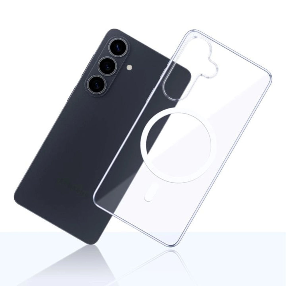 MagSafe hoesje voor Samsung Galaxy S26, 3MK, Clear MagCase, Transparant