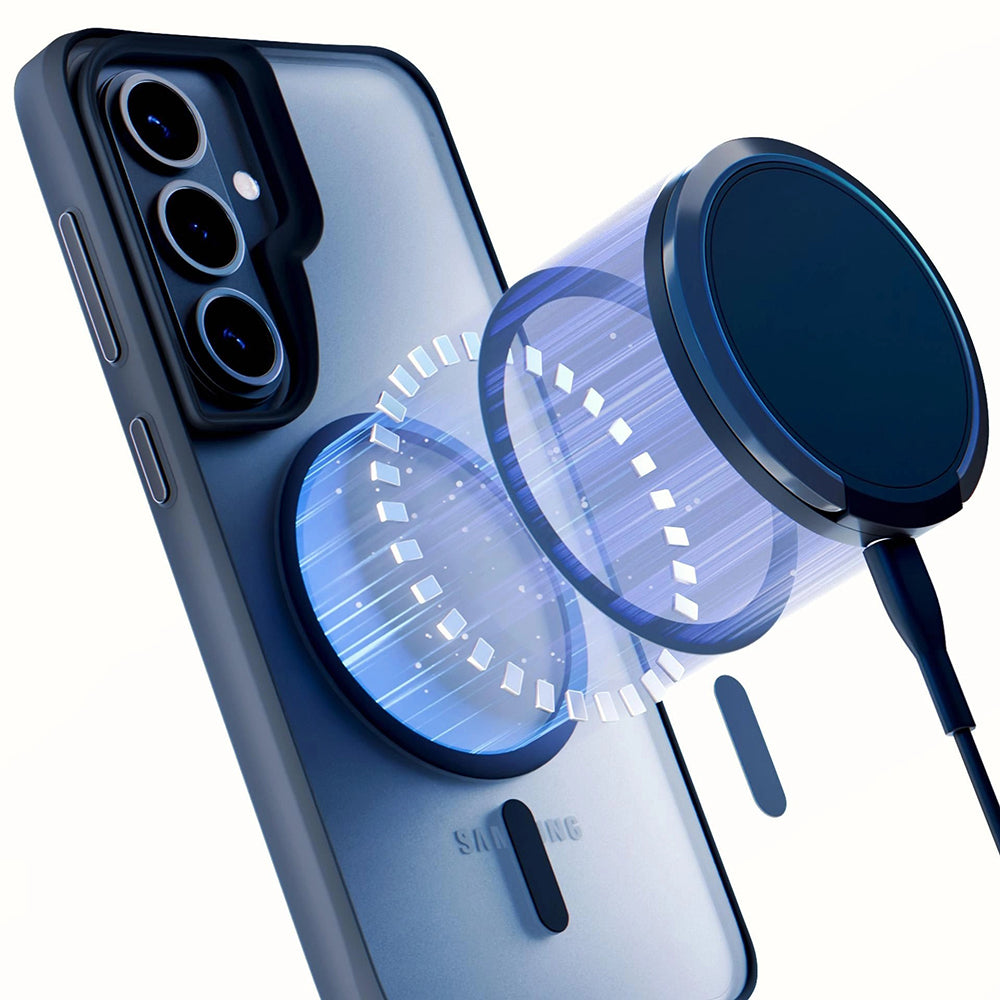 MagSafe hoesje voor Samsung Galaxy S26, 3MK, Satin Armor, Transparant