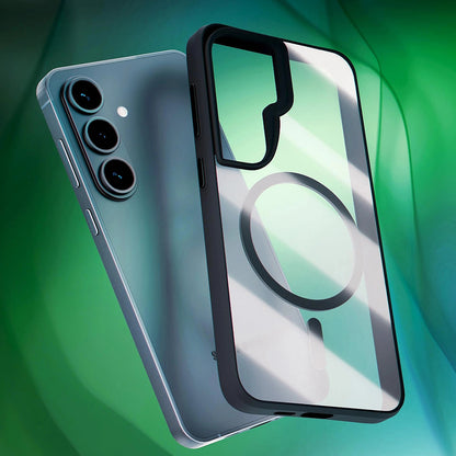 MagSafe hoesje voor Samsung Galaxy S26, 3MK, Satin Armor, Transparant