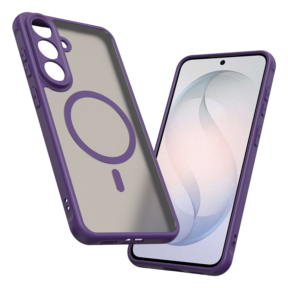 MagSafe-hoesje voor Samsung Galaxy S26 FE S741, Techsuit, HaloFrost II, Paars
