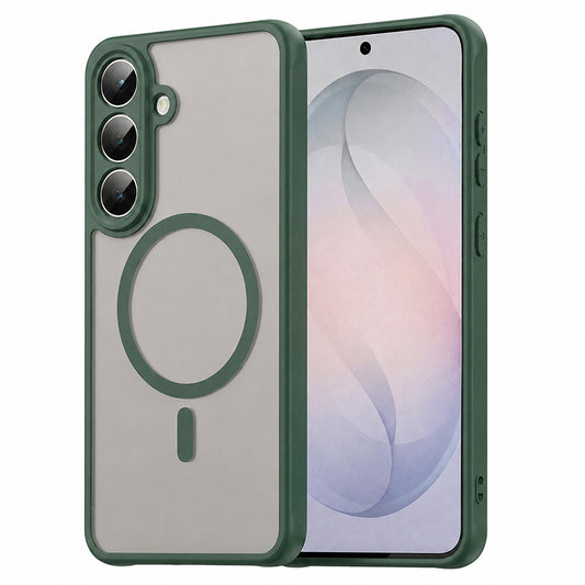 MagSafe-hoesje voor Samsung Galaxy S26 FE S741, Techsuit, HaloFrost II, Groen