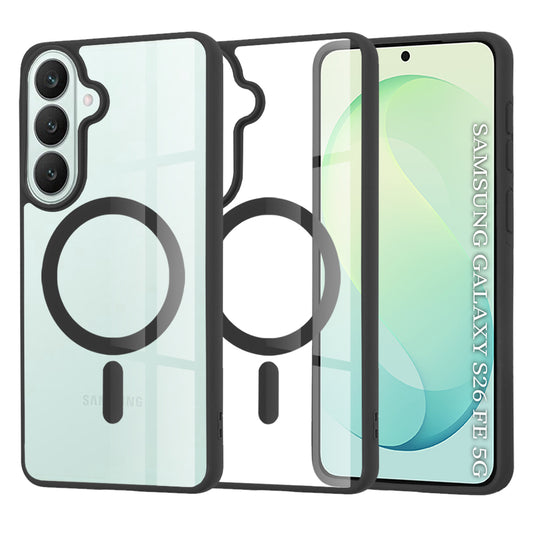 MagSafe-hoesje voor Samsung Galaxy S26 FE S741, Techsuit, Pro, zwart