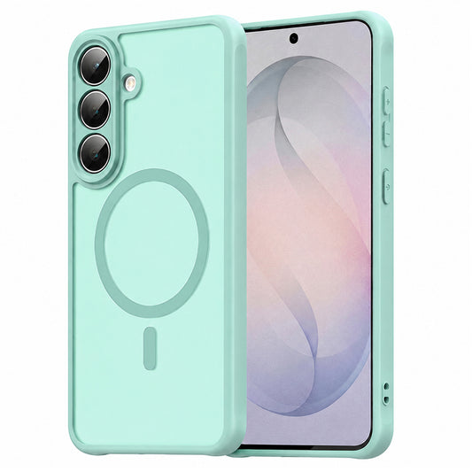 MagSafe-hoesje voor Samsung Galaxy S26 FE S741, Techsuit, HaloFrost II, Lichtgroen