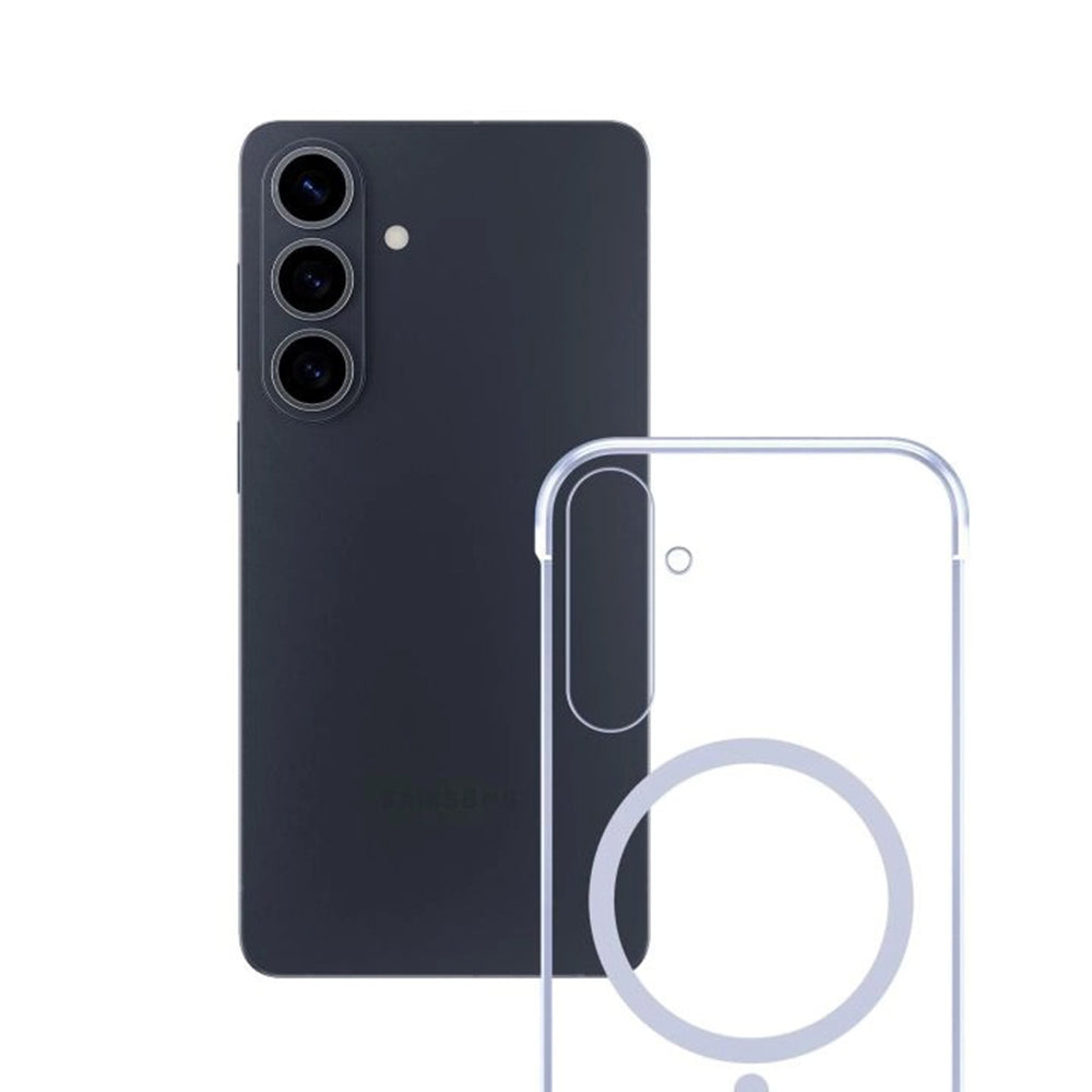 MagSafe hoesje voor Samsung Galaxy S26 Plus, 3MK, Just20g, Transparant