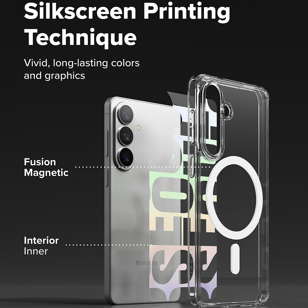 MagSafe hoesje voor Samsung Galaxy S26 Plus, Ringke, Fusion Seoul, Transparant