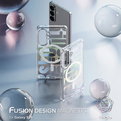 MagSafe hoesje voor Samsung Galaxy S26 Plus, Ringke, Fusion Seoul, Transparant