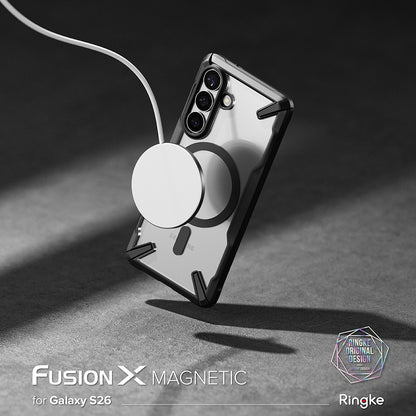 MagSafe hoesje voor Samsung Galaxy S26 Plus, Ringke, Fusion X, Zwart