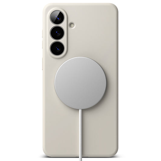 MagSafe Case for Samsung Galaxy S26 Plus, Ringke, Silicone, Cream