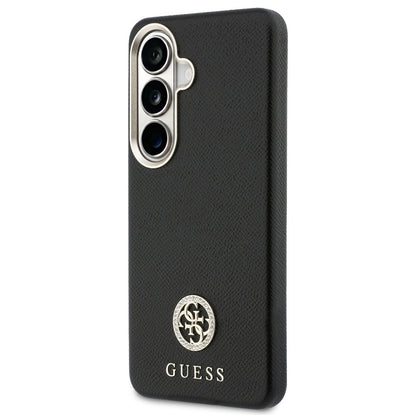 MagSafe hoesje voor Samsung Galaxy S26 Plus S947, Guess, Rhinestone Round Logo, Zwart