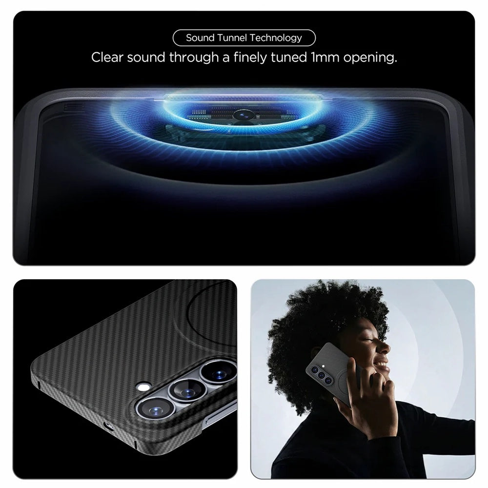 MagSafe Case for Samsung Galaxy S26 Plus S947, Spigen, Air Skin, Black ACS11048