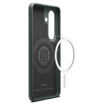 MagSafe hoesje voor Samsung Galaxy S26 Plus S947, Spigen, Liquid Air, Groen ACS10706