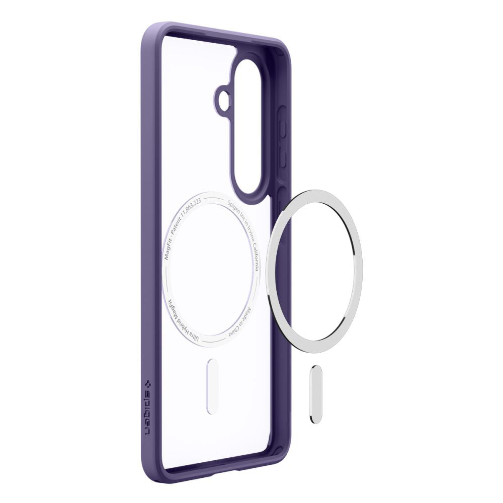 Hoes MagSafe voor Samsung Galaxy S26 Plus S947, Spigen, Ultra Hybrid, Donkerpaars ACS11214