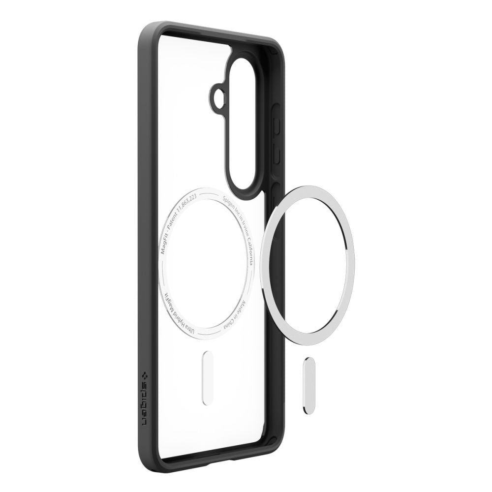 MagSafe hoesje voor Samsung Galaxy S26 Plus S947, Spigen, Ultra Hybrid, Matzwart ACS10710