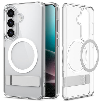 MagSafe hoesje voor Samsung Galaxy S26 Plus S947, Spigen, Ultra Hybrid S, Transparant Wit ACS11050