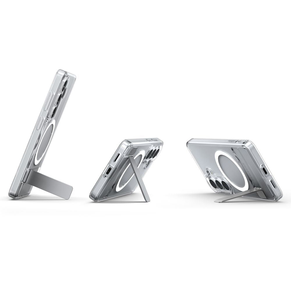 MagSafe hoesje voor Samsung Galaxy S26 Plus S947, Spigen, Ultra Hybrid S, Transparant Wit ACS11050