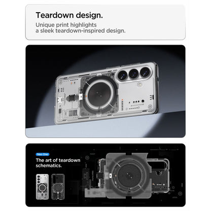 MagSafe hoesje voor Samsung Galaxy S26 Plus S947, Spigen, Ultra Hybrid Neo One, Transparant ACS11212