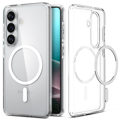 MagSafe hoesje voor Samsung Galaxy S26 Plus S947, Spigen, Ultra Hybrid, Transparant Wit ACS10709