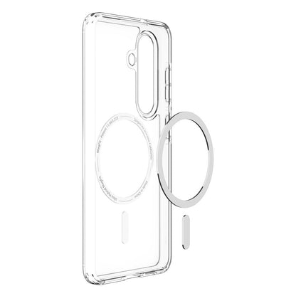 MagSafe hoesje voor Samsung Galaxy S26 Plus S947, Spigen, Ultra Hybrid, Transparant Wit ACS10709