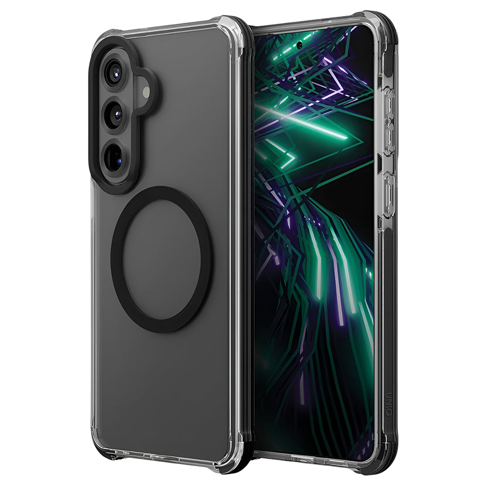 MagSafe hoesje voor Samsung Galaxy S26 Plus S947, UNIQ, Combat MagClick, Zwart