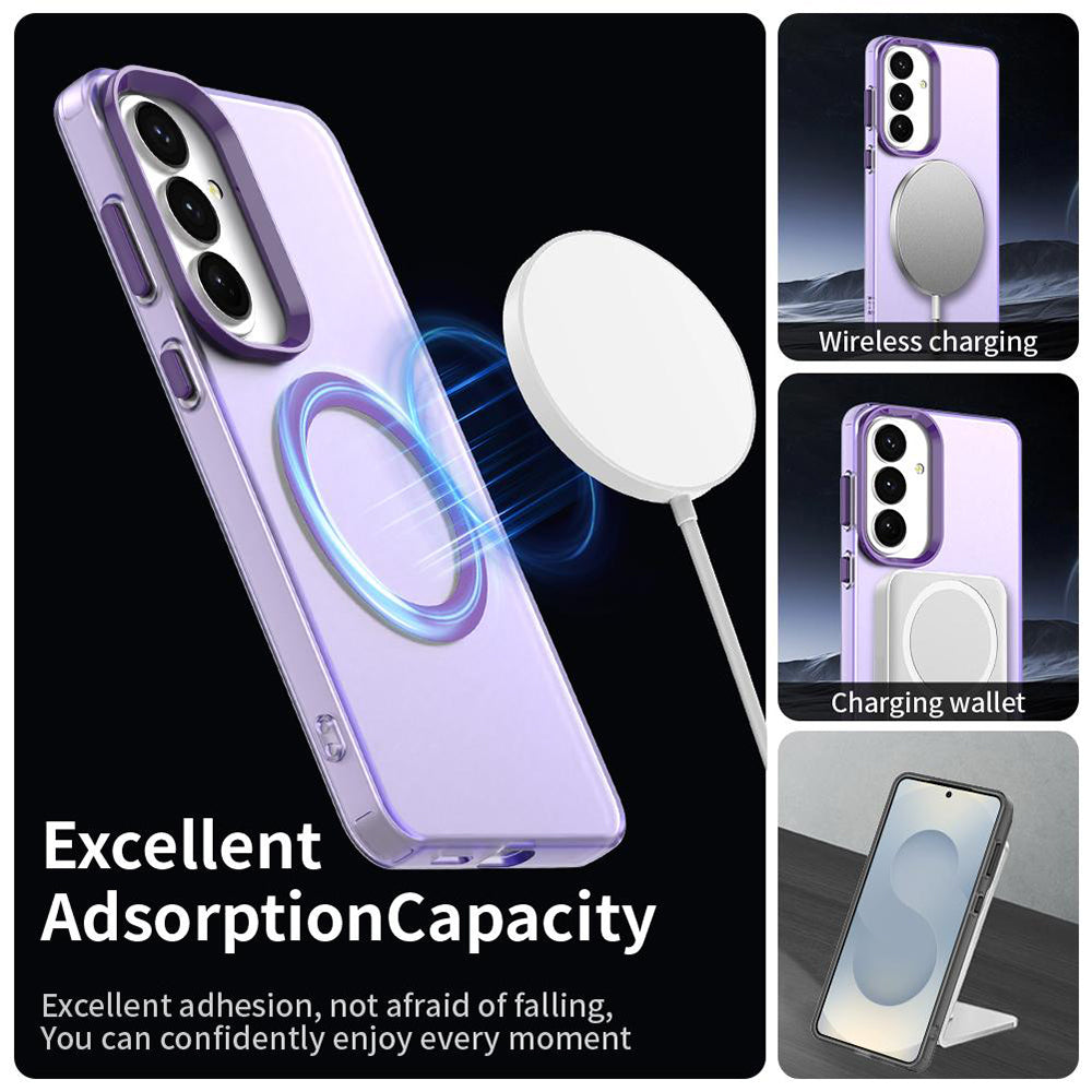 MagSafe hoesje voor Samsung Galaxy S26 Plus, Techsuit, CandyCase, Paars