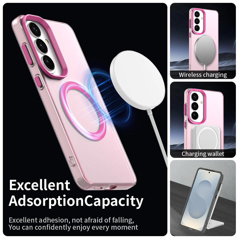MagSafe hoesje voor Samsung Galaxy S26 Plus, Techsuit, CandyCase, Roze