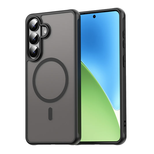 MagSafe hoesje voor Samsung Galaxy S26 Plus, Techsuit, HaloFrost II, Zwart