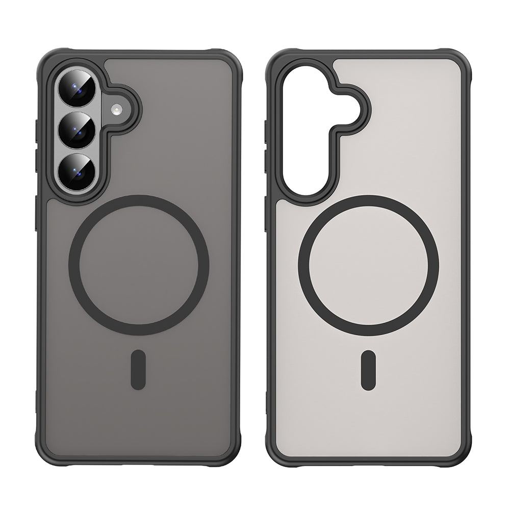 MagSafe hoesje voor Samsung Galaxy S26 Plus, Techsuit, HaloFrost II, Zwart