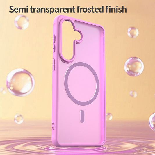 MagSafe hoesje voor Samsung Galaxy S26 Plus, Techsuit, HaloFrost II, Roze