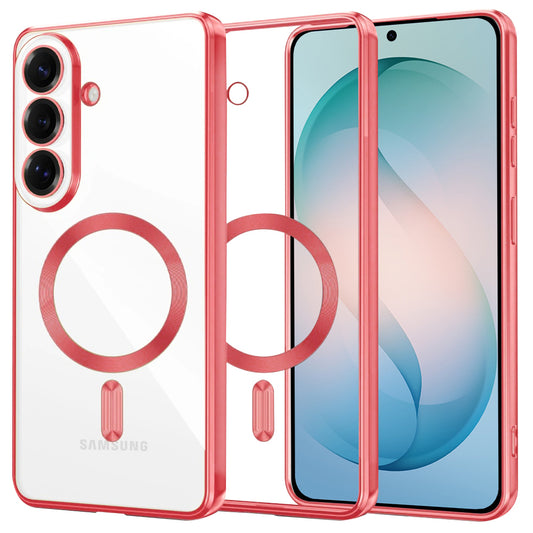 MagSafe hoesje voor Samsung Galaxy S26 Plus, Techsuit, Luxury Crystal, Roze