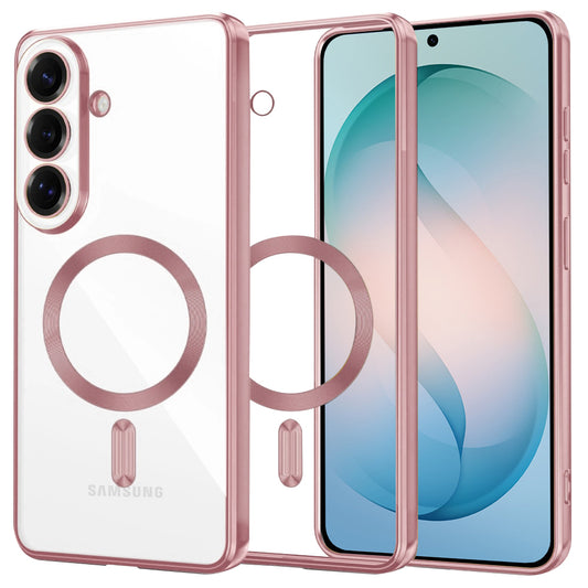 MagSafe hoesje voor Samsung Galaxy S26 Plus, Techsuit, Luxury Crystal, Roze