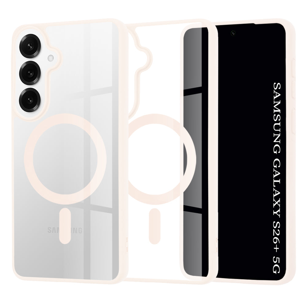 MagSafe hoesje voor Samsung Galaxy S26 Plus, Techsuit, Pro, Roze