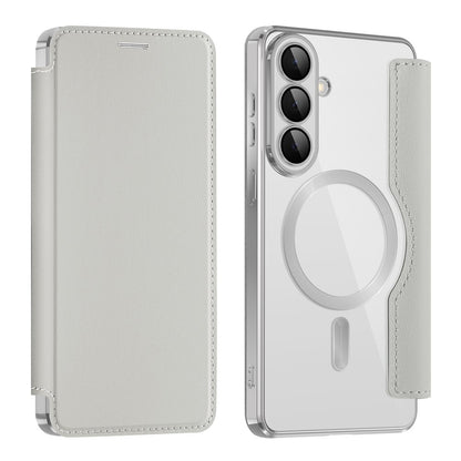 MagSafe hoes voor Samsung Galaxy S26 Plus, Techsuit, SmartMag Book, Gri