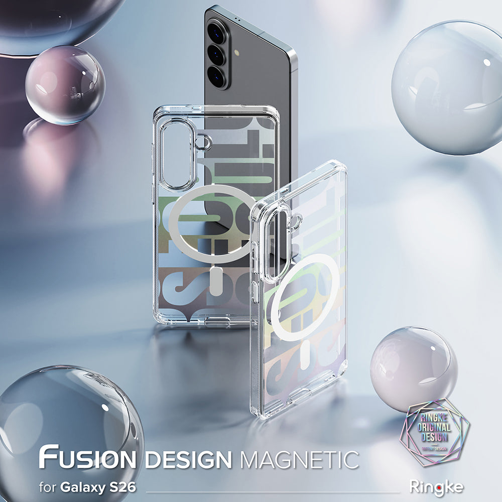 MagSafe Case for Samsung Galaxy S26, Ringke, Fusion Seoul, Transparent