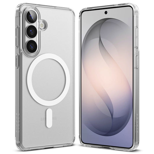 MagSafe hoesje voor Samsung Galaxy S26, Ringke, Fusion, Mat Transparant