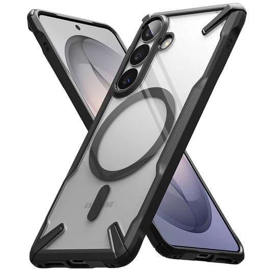 MagSafe hoesje voor Samsung Galaxy S26, Ringke, Fusion X, Zwart